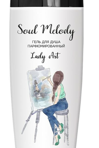 Гель для душа LIV DELANO Soul melody Lady art парфюмированный