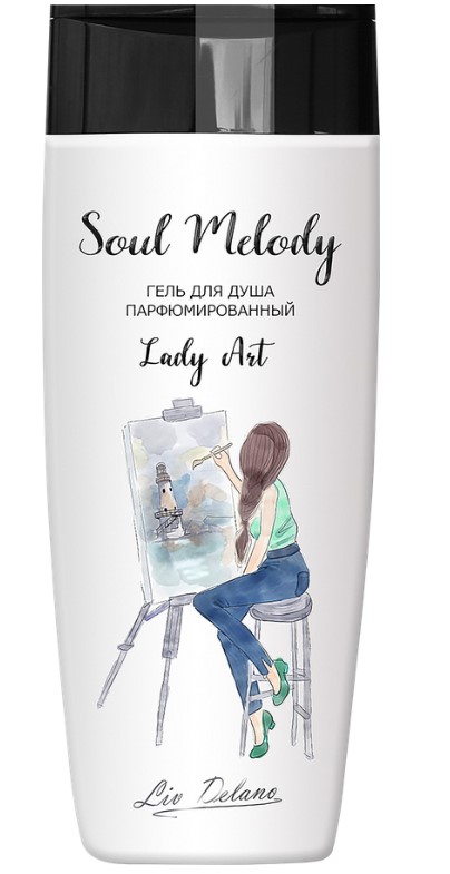 

Гель для душа Liv Delano Soul melody Lady art парфюмированный 250 мл