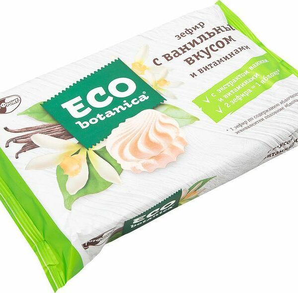 Зефир Eco botanica с ванильным вкусом и витаминами