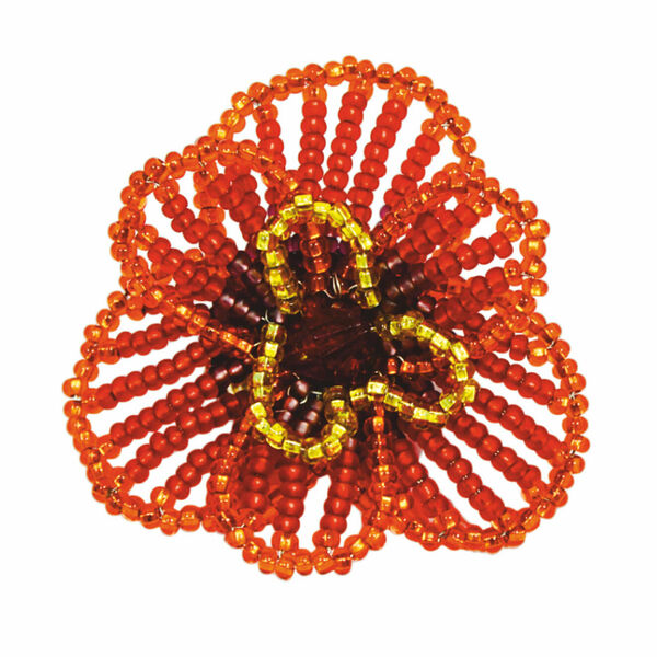 БП-107 Набор для бисероплетения Hobby & Pro pearl Брошь 'Цветочек аленький'