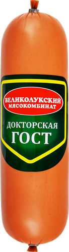 

Колбаса вареная Великолукский Мясокомбинат Докторская ГОСТ, весовая