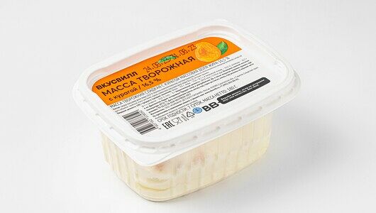 Масса творожная с курагой 16,5%