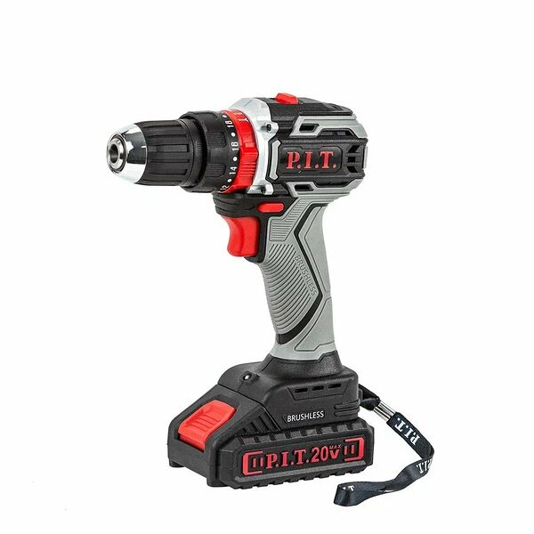 Дрель-шуруповерт ударная аккумуляторная P.I.T.  PSR18-D4 Promo 40Нм