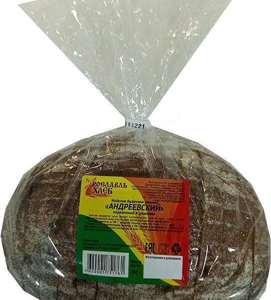 Булка Рославль Андреевская подовая в нарезку 300 г