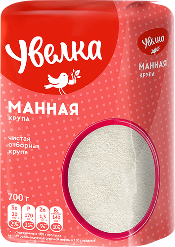 Крупа манная Увелка отборная