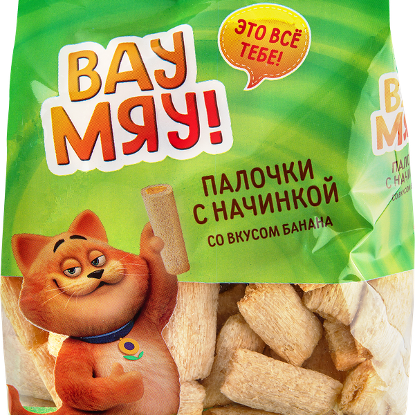 Палочки Вау Мяу! со вкусом банана
