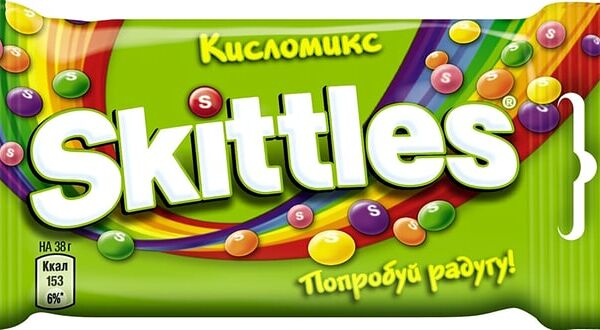 Драже Skittles Кисломикс 38г