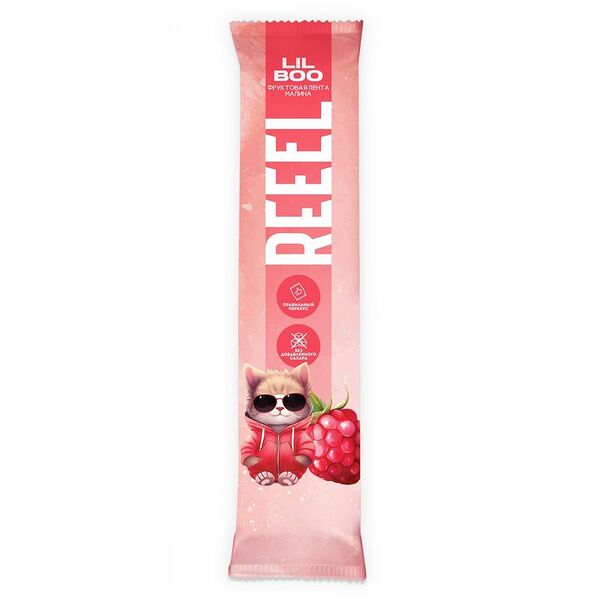 Лента фруктовая Reeel Малина для питания детей, 15 г