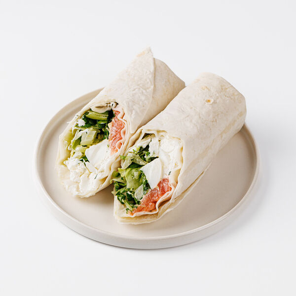 Сэндвич-ролл ВкусВилл с кетой и сырным муссом, кафе 170г