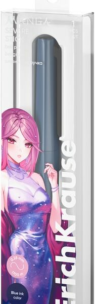 Ручка ErichKrause Severe Stick Manga Super Glide Technology шариковая синяя 0.7 1шт