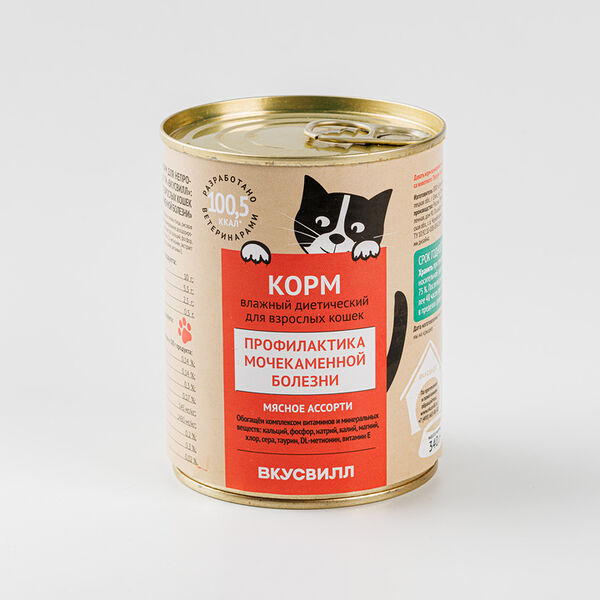 Корм влажный диетический для взрослых кошек 