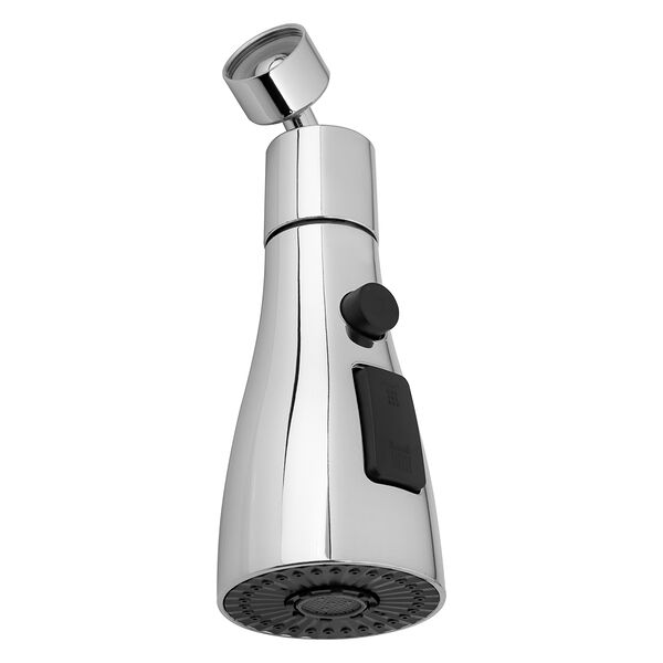 Аэратор-насадка для кухонного смесителя, 3 режима, хром