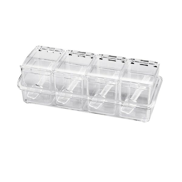 Набор для специй Regent Inox Desco, 23.5х7.5х9.5 см, пластик