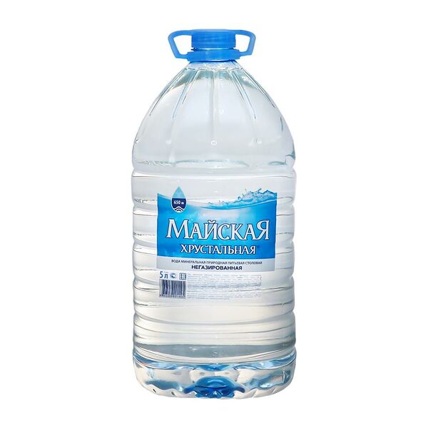 Минеральная вода Майская Хрустальная 5л негаз