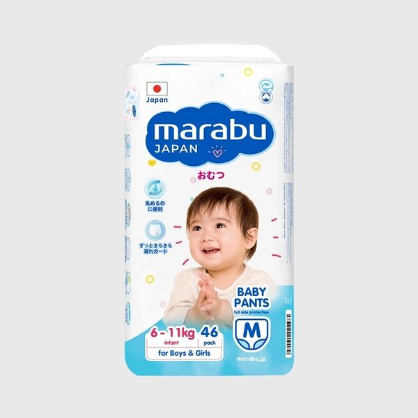 Подгузники-трусики Mioki M 6-11 кг, 46 шт.