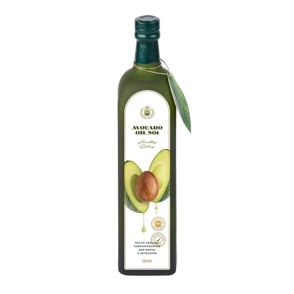 Масло авокадо рафинированное ТМ Avocado oil №1 (Авокадо Оил), 1 л