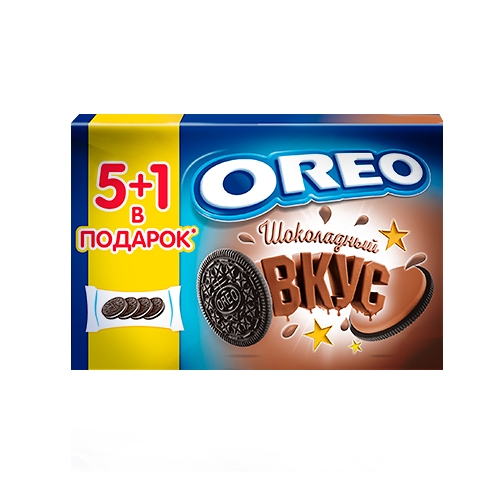 Печенье OREO с какао и начинкой со вкусом шоколада, 228г