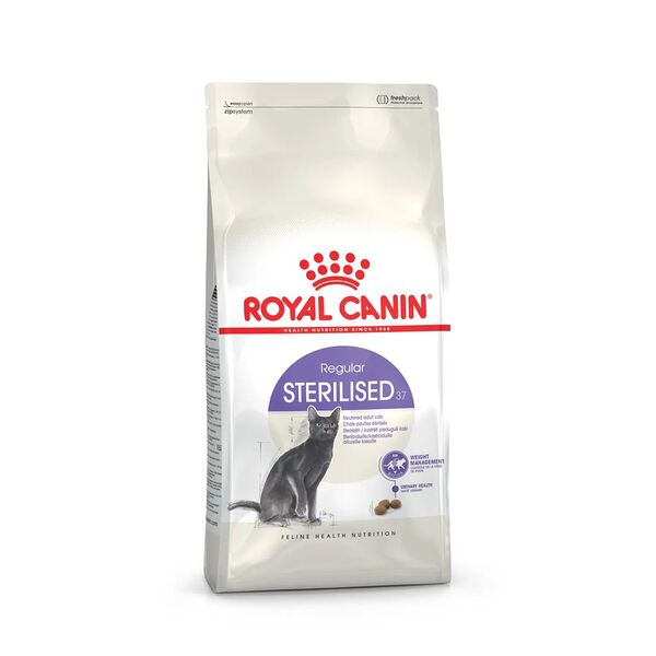 Корм для кошек Royal Canin Sterilised 37 сухой сбалансированный для стерилизованных кошек, 1,2 кг