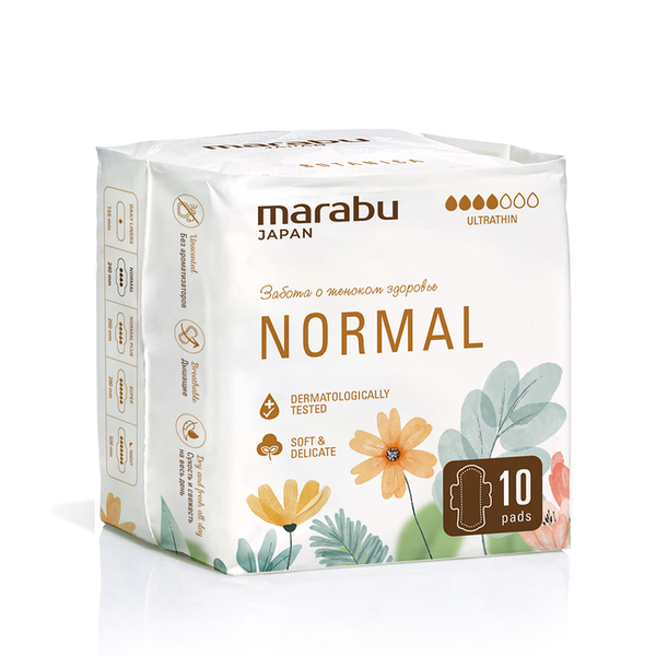 Прокладки гигиенические Marabu Normal ультратонкие (240 мм) 10 шт