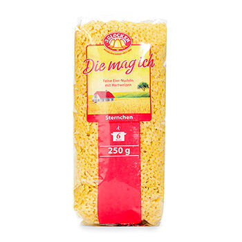 Макароны 3 Glocken Die mag ich звёздочки, 250г