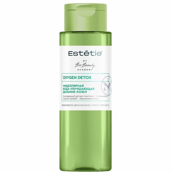 Мицеллярная вода Estetie Oxygen Detox Улучшающая дыхание кожи 180 мл