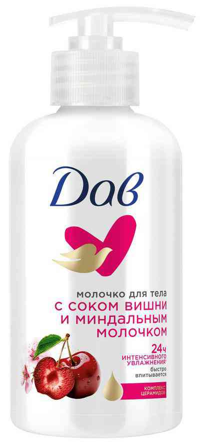 

Молочко для тела Dove с соком вишни и миндальным молочком, 280 мл