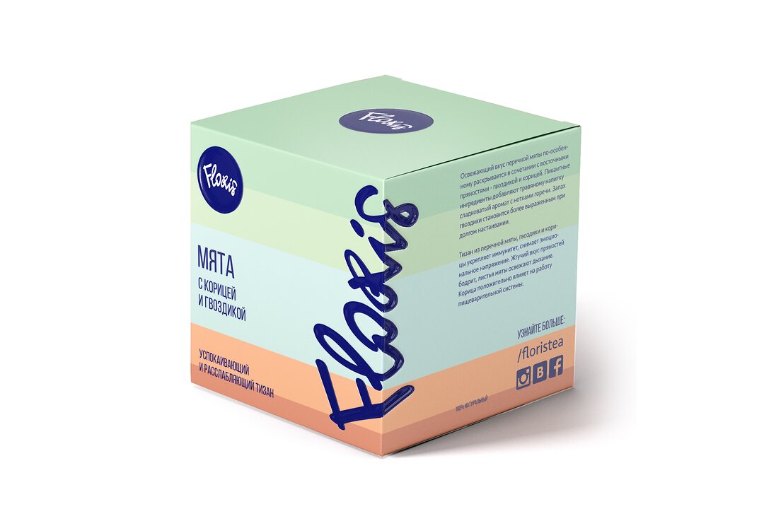 

Напиток чайный Floris мята с корицей и гвоздикой