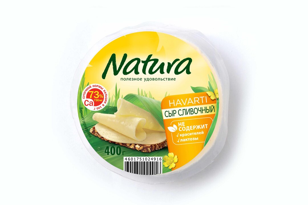

Сыр Natura Сливочный 45% 400 г