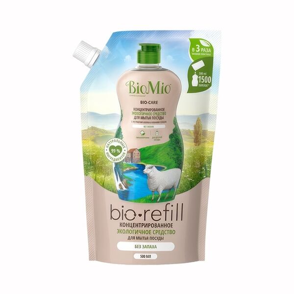 Средство для мытья посуды BioMio без запаха