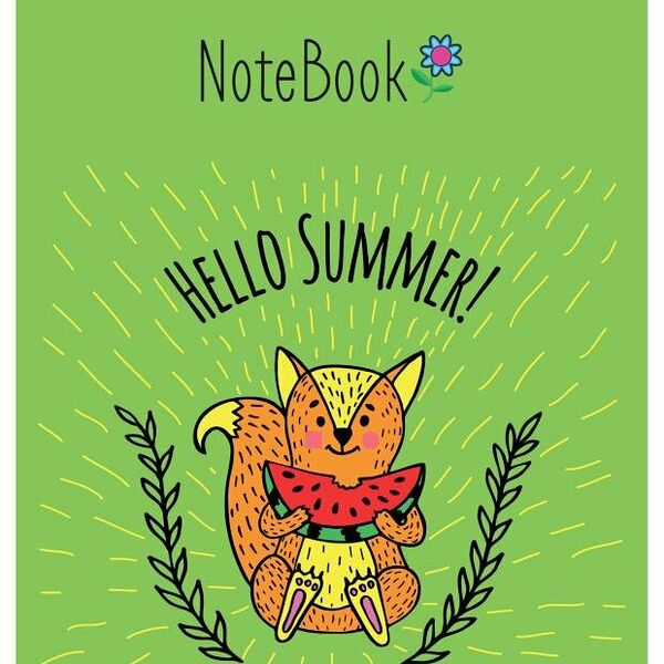 Блокнот ПЗБМ А6, 40 листов, клетка, в ассортименте