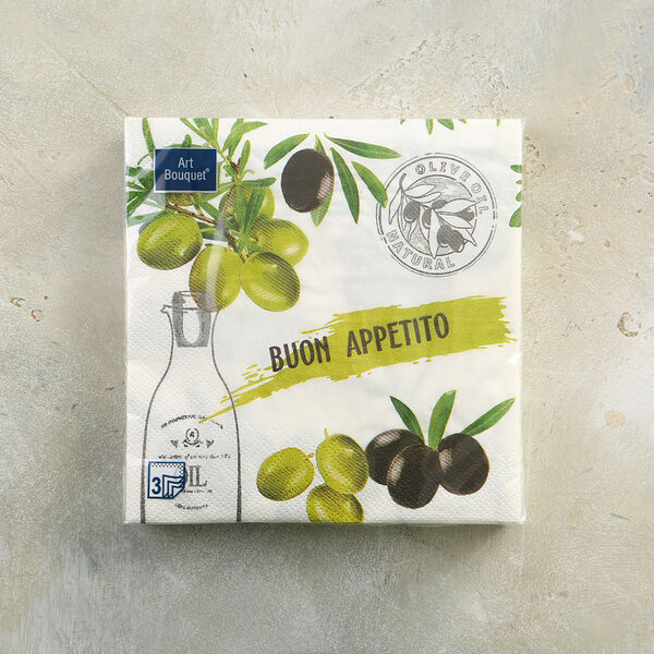 Салфетки Приятного аппетита 3 слоя 33*33см 20шт