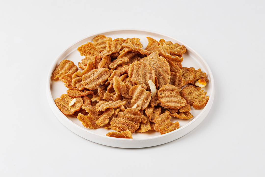 

Гренки ВкусВилл ржано-пшеничные с чесноком (рифленые) 90 г