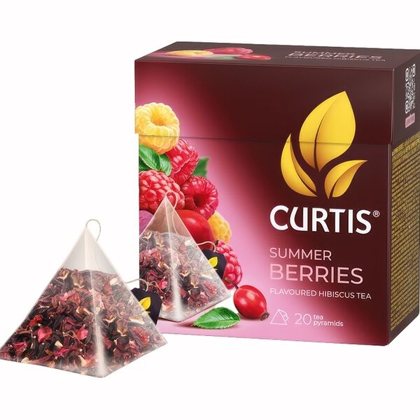 Напиток чайный Curtis Summer Berries фруктовый в пирамидках 20шт, 34 г