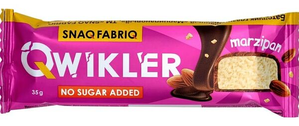 Батончик глазированный Snaq Fabriq Марципановый 35г