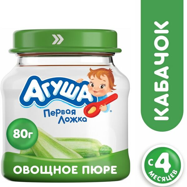 Пюре Агуша Кабачок 80г