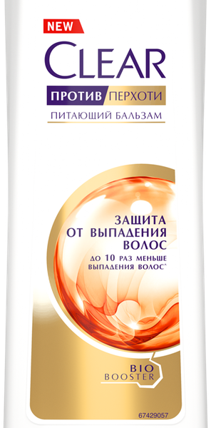 Питающий бальзам для волос Clear Защита от выпадения волос, против перхоти