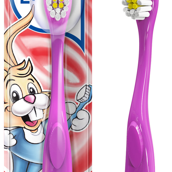 Зубная щётка детская Colgate супермягкая с 2 лет, цвета в ассортименте