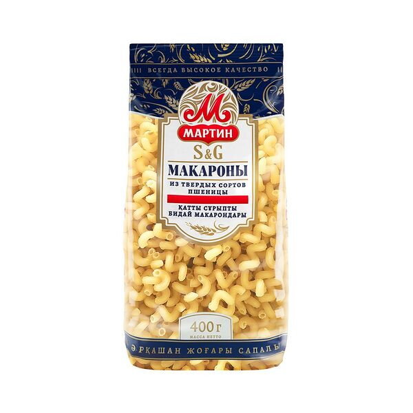 Макаронные изделия Пружинки грА 400г Мартин
