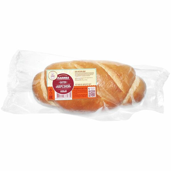 Батон Лавина ХК Нарезной новый 380г