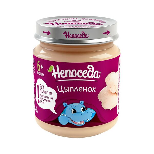Пюре из цыпленка вес 95г НЕПОСЕДА