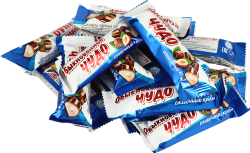 

Конфеты вафельные Обыкновенное чудо Сливочный крем вес