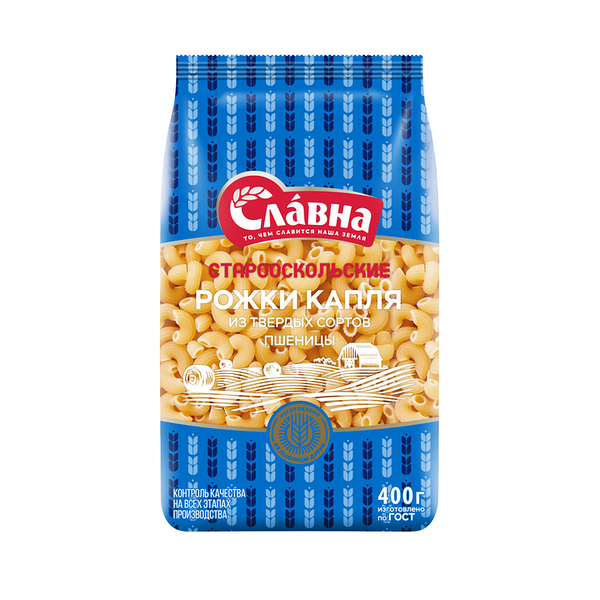 Макаронные изделия Старооскольские Рожки капля