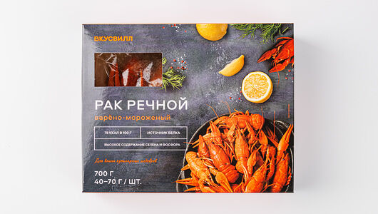 Рак речной ВкусВилл вареный зам.
