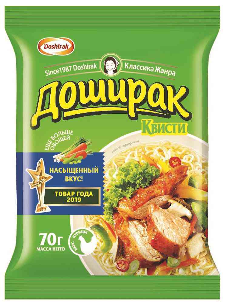 

Лапша Доширак Квисти со вкусом курицы 70 г