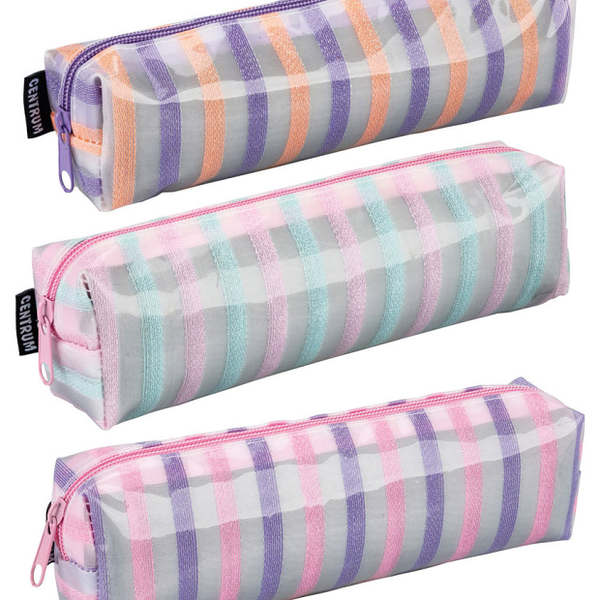 Пенал косметичка Centrum подростковый 1 отдел, 21x4x6 cм