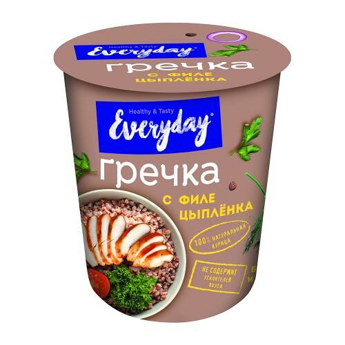 Гречка с филе цыпленка Everyday, 75 г