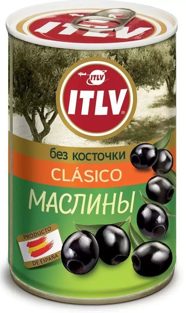 

Маслины ITLV без косточки ж/б 314 мл