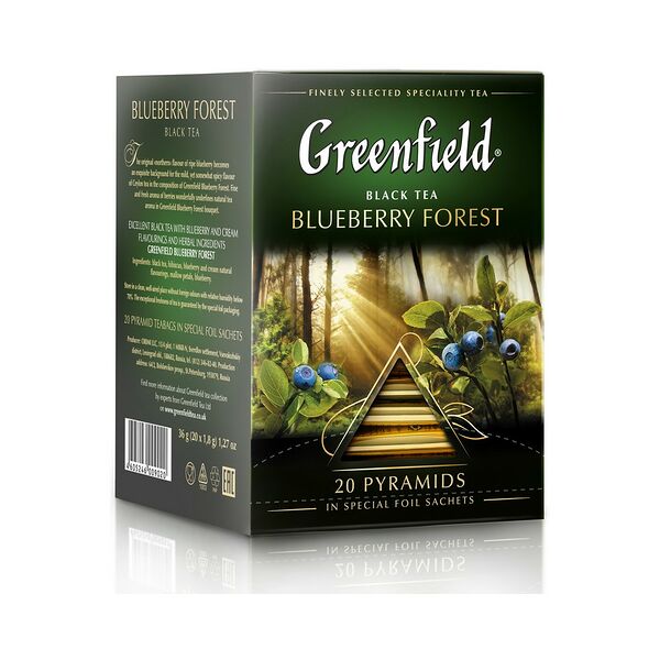 Чай черный Greenfield Blueberry Forest 20пак*1,8г