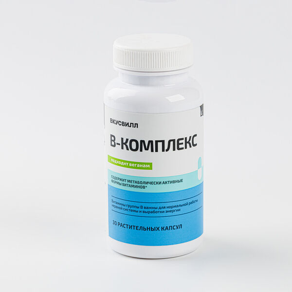 B-комплекс витамины группы B 30 капсул