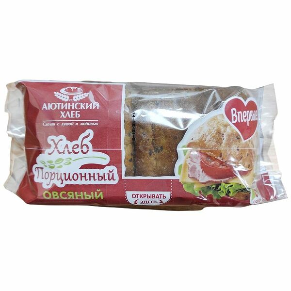 Хлеб Аютинский Хлеб Краюшки овсяный, 300г